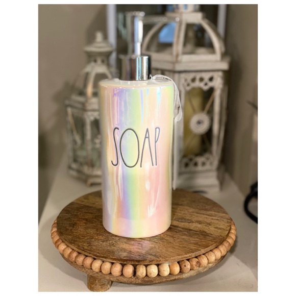 NEW Rae Dunn Iridescent Soap Dispenser Pump - Picture 3 of 4